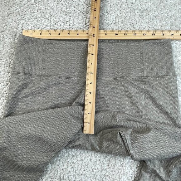 Athleta Delancey Herringbone Flare Pants Buff Grey - Picture 8 of 10